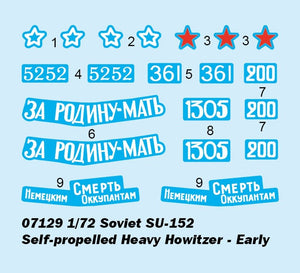 Trumpeter 07129 Soviet SU-152 Self-propelled Heavy Howitzer Early 1/72 – imagen 4