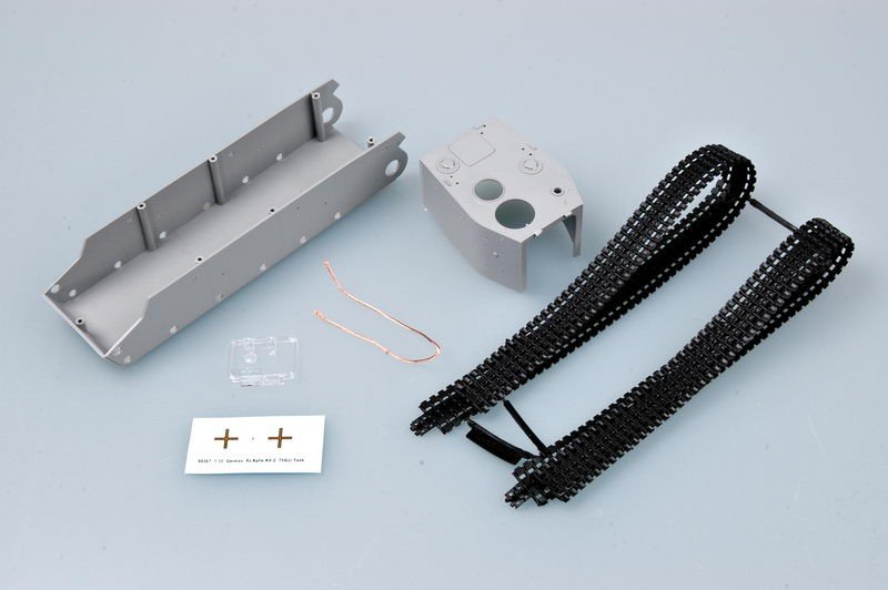 Trumpeter 00367 German Pz.Kpfm KV-2 754(r) Tank 1/35 – immagine 5