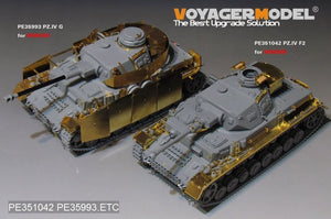 Voyager Model PE351042 WWII German Pz.Kpfw.IV Ausf.F2 Basic For Border BT-003 1/35 – immagine 19