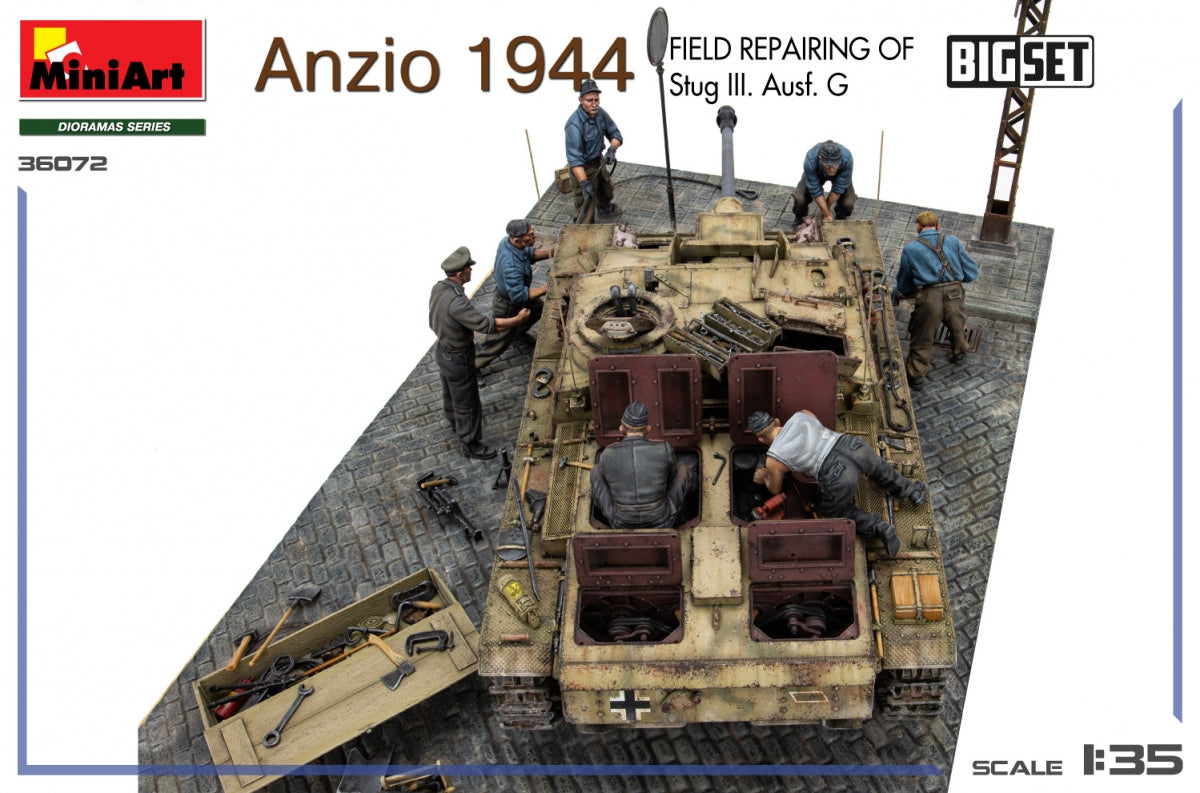 MiniArt 36072 Anzio 1944. Field Repairing of Stug III. Ausf. G. BIG SET 1/35 – zdjęcie 5