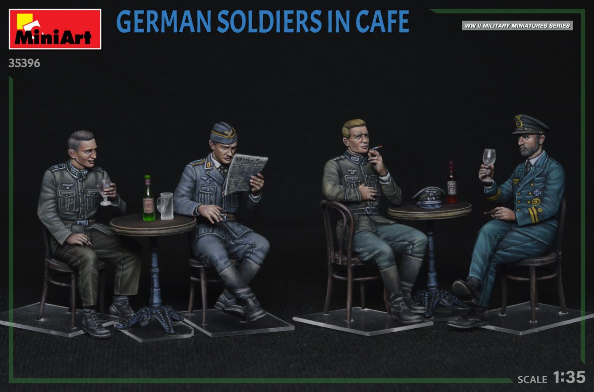 MiniArt 35396 GERMAN SOLDIERS IN CAFE 1/35 – Bild 2