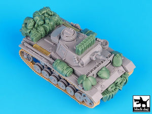 Black Dog T72037 German Pz.Kpw III Ausf.N DAK accessories set for Dragon 1/72 – Bild 2