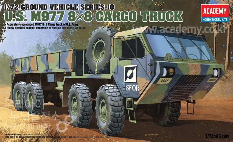 Camion cargo 8x8 Academy 13412 M977 (1/72)