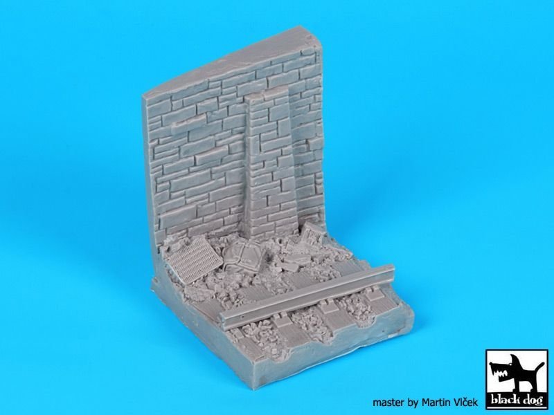 Black Dog D35098 Wall with rail base 1/35 – imagen 6