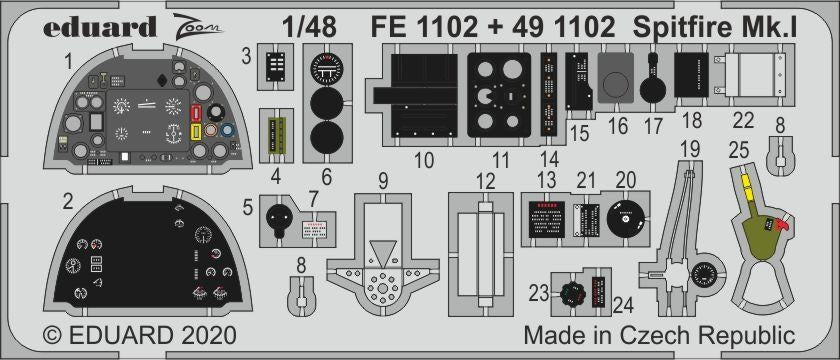 Eduard FE1102 Spitfire Mk. I AIRFIX 1/48