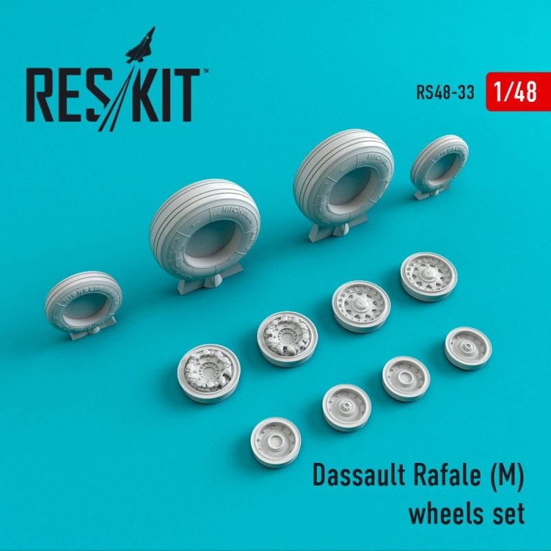 RESKIT RS48-0033 Rafale (M) wheels set 1/48
