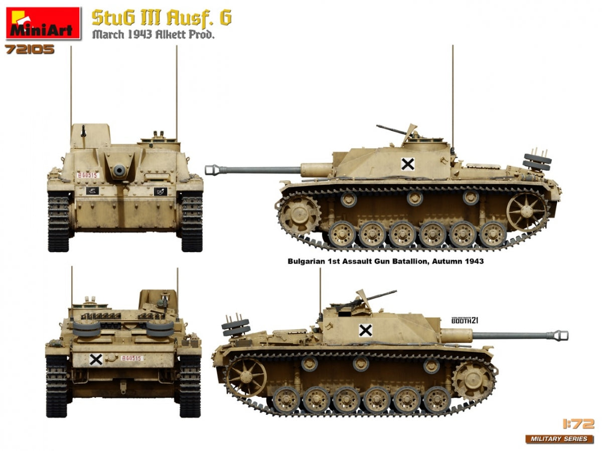MiniArt 72105 StuG III Ausf. G Mars 1943 Prod. 1/72 – image 17