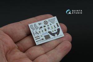 Quinta Studio QD48467 Macchi MC.200 Saetta (Late) 3D-Printed coloured Interior on decal paper (Italeri/Tamiya) 1/48 – Bild 6