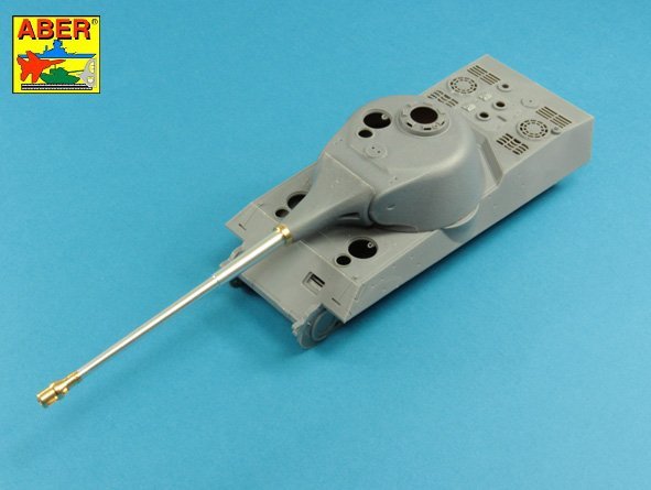 Aber 35L-231 10,5cm KwK L/70 barrel with double baffle muzzle brake for German Pz.Kpfw. VII Lowe 1/35 1/35 – immagine 11