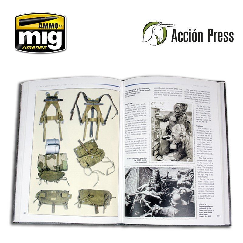 AMMO of Mig Jimenez EURO0026 GERMAN ARMY UNIFORMS - HEER (1933-1945) Englis – zdjęcie 9