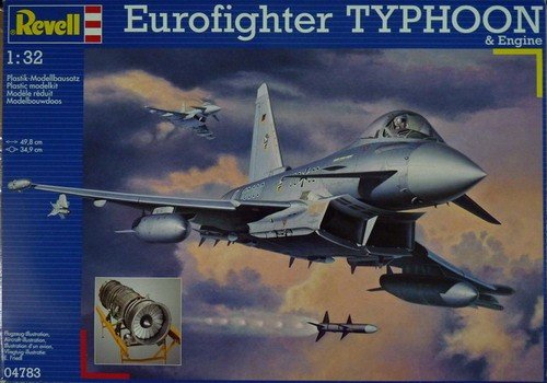 Revell 04783 European jet-fighter Eurofighter Typhoon with full engine 1/32