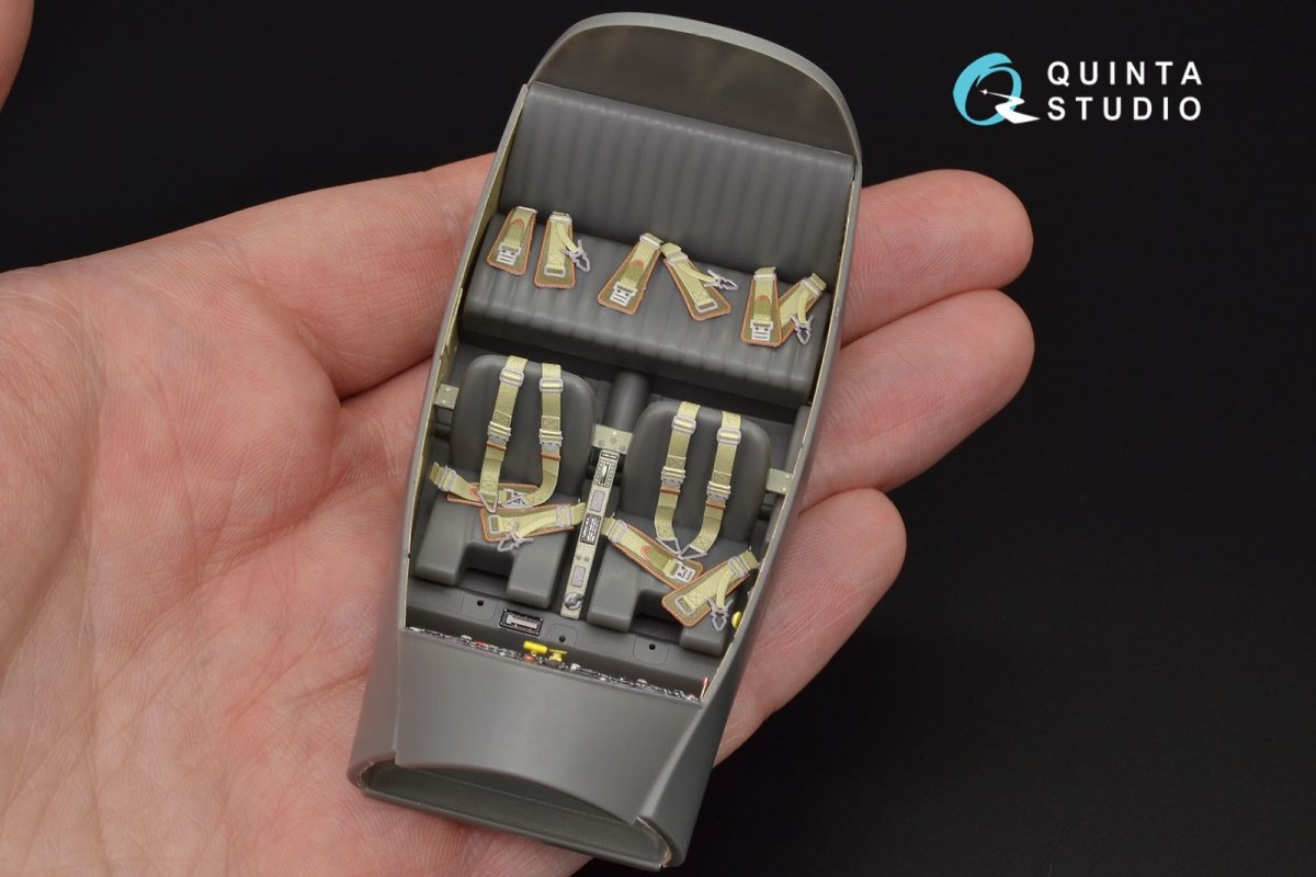 Quinta Studio QD32028 Bf 108 3D-Printed &amp;amp; colored Interior on decal paper (for Eduard kit) 1/32 – image 11