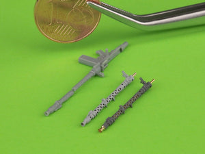Master GM-35-046 PzKpfw II Ausf. a–F - 2cm KwK30 L/55 &amp;amp; MG-34 gun barrels (for IBG, Dragon and other kits) 1/35 – immagine 7