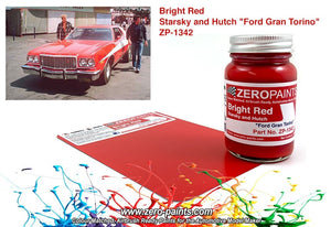 Zero Paints ZP-1342 Starsky and Hutch &amp;quot;Ford Gran Torino&amp;quot; Bright Red Paint 60ml