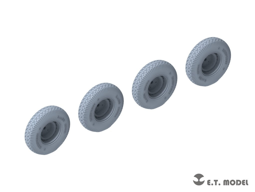 E.T. Model P35-107 WWII German Sd.Kfz.234 Large Diameter Weighted Wheels Type.7 1/35 – immagine 3