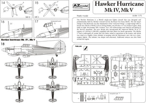 AZ Modèle AZ7325 Hawker Hurricane Mk.V (1/72) – image 4