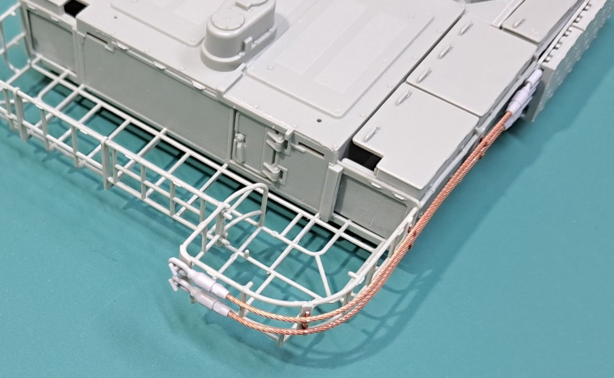 Eureka XXL ER-3575 K2 Black Panther MBT Towing Cables &amp;amp; Holders (Academy) 1/35 – image 8