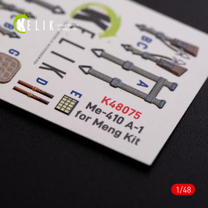 KELIK K48075 Messerschmitt Me-410 A1 interior 3D decals for Meng Model kit 1/48 – Bild 9