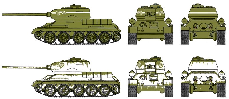 Italeri 7515 T-34/85 1/72 – zdjęcie 2