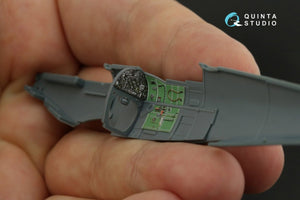 Quinta Studio QD72043 Spitfire Mk.VIII 3D-Printed &amp;amp; coloured Interior on decal paper (Eduard) 1/72 – immagine 8