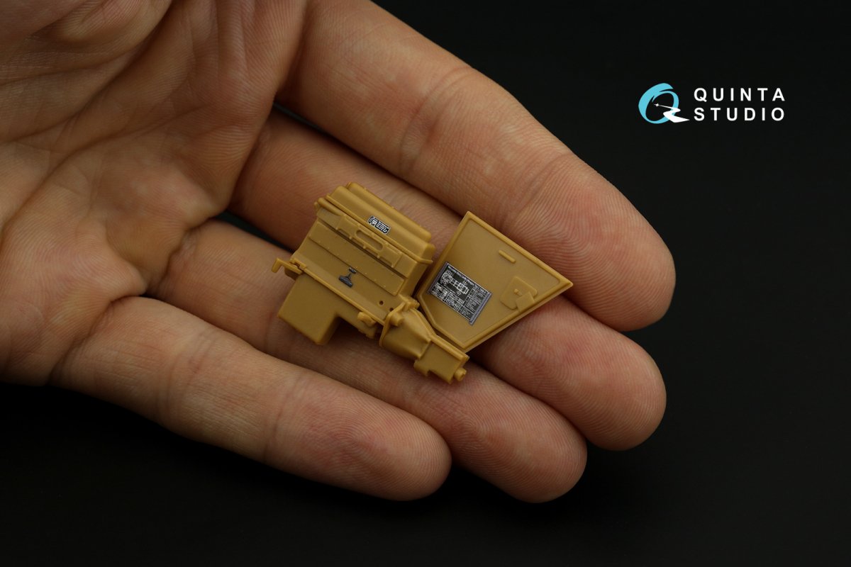 Intérieur imprimé en 3D et coloré sur papier décalcomanie (ICM) Quinta Studio QD35070 Mercedes-Benz L1500A à l&amp;#39;échelle 1/35  – image 6