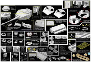 Cyber ​​​​Hobby 6650 Sd.Kfz.181 Pz.Kpfw.VI Ausf.E Tiger I, production de février 1944 (1/35) – image 3