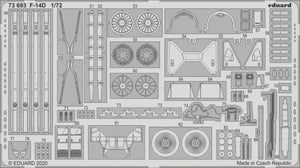 Eduard 73693 F-14D 1/72 GREAT WALL HOBBY – immagine 2