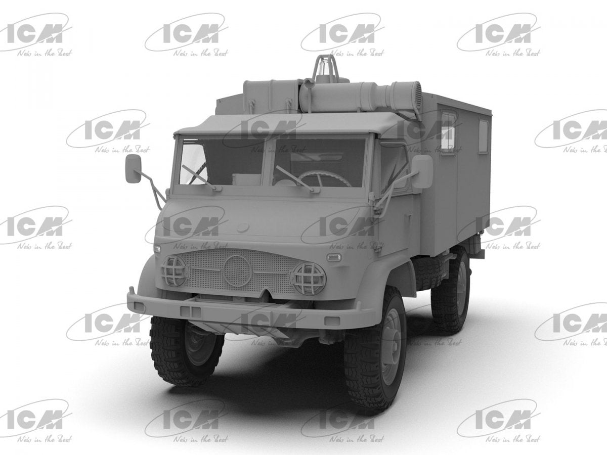 ICM 35138 Unimog S 404 Krankenwagen German Military Ambulance 1/35 – zdjęcie 12