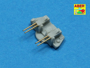 Aber 350L-21 Set of 20 pcs 40 mm Bofors Mk.1 barrels for US Navy ships 1/350 – immagine 3