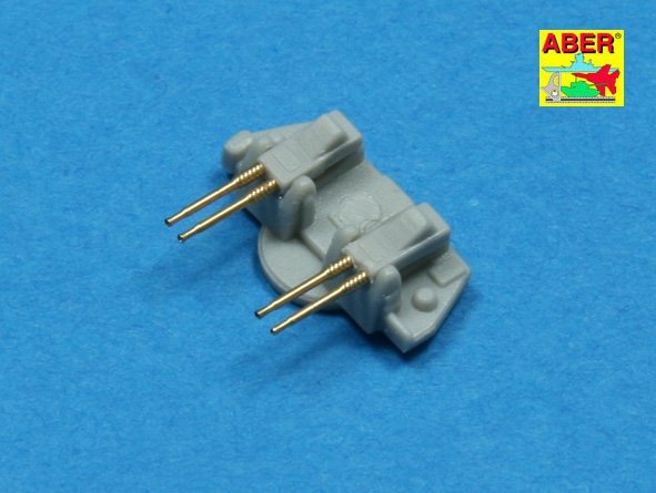 Aber 350L-21 Set of 20 pcs 40 mm Bofors Mk.1 barrels for US Navy ships 1/350 – immagine 3