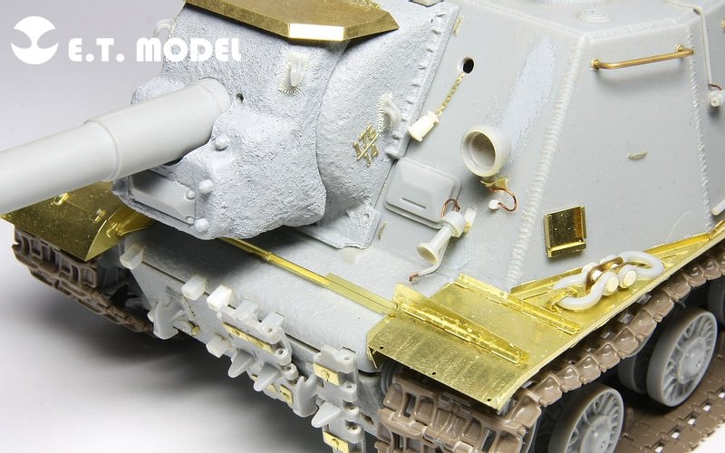 ET Model E35-019 Garde-boue soviétique JSU-152/JSU-122 de la Seconde Guerre mondiale (pour kit DRAGON) (1/35) – image 3