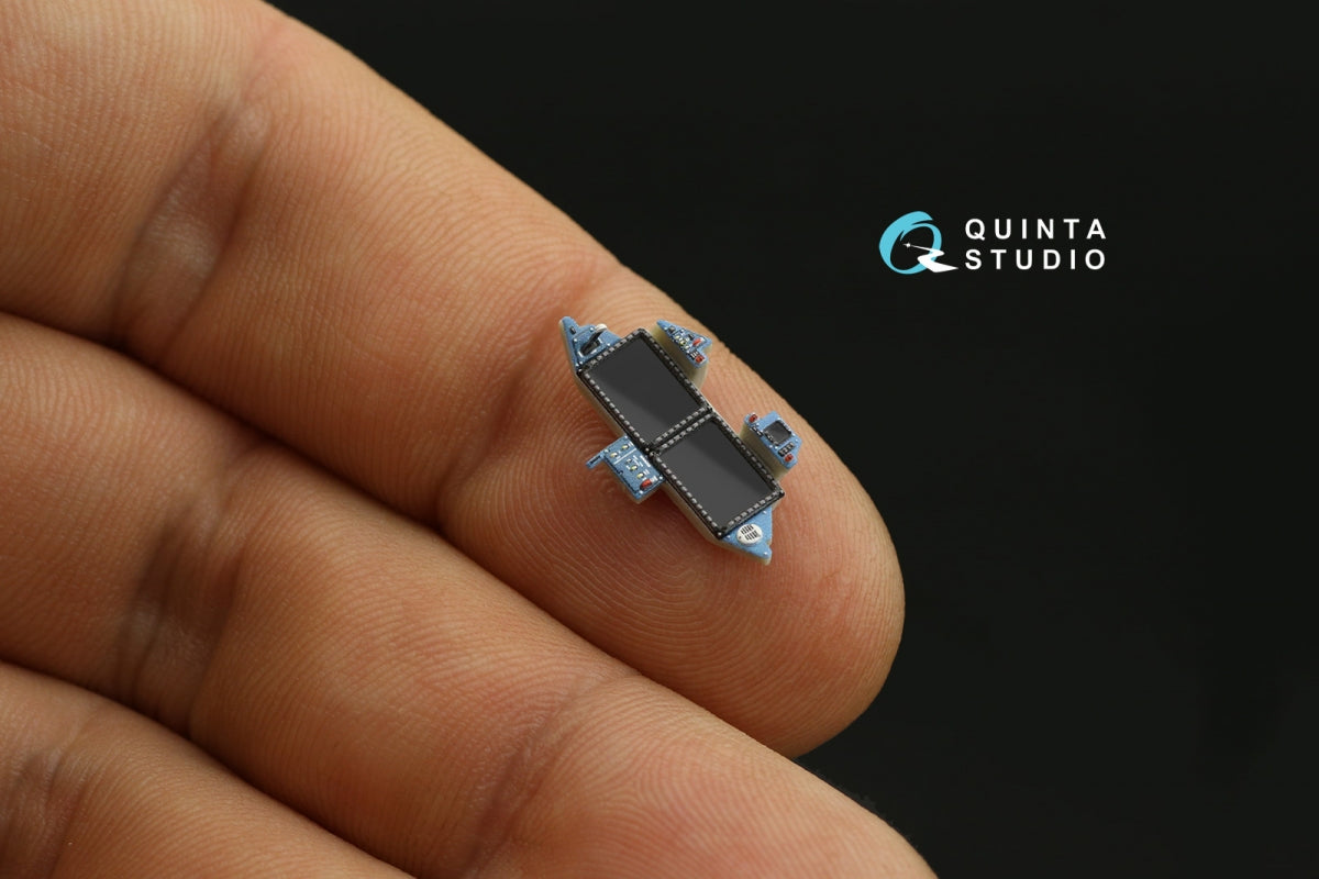 Quinta Studio QD48234 Su-35S 3D-Printed &amp;amp; coloured Interior on decal paper (KittyHawk) 1/48 – immagine 13