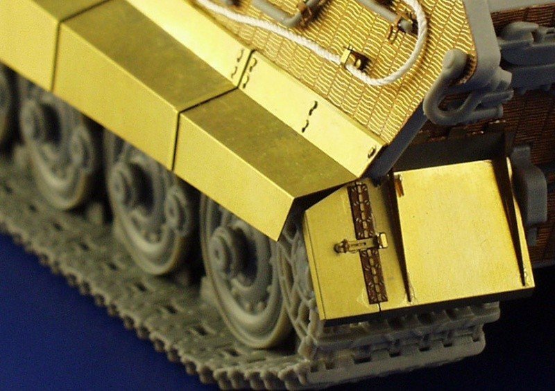 Eduard 35684 King Tiger Porsche fenders 1/35 Dragon – imagen 4