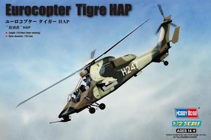 Hobby Boss 87210 Eurocopter EC-665 Tiger HAP de l&amp;#39;armée française (1/72)