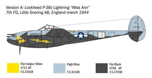 Italeri 1446 P-38J Lightning 1/72 – zdjęcie 11