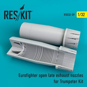 RESKIT RSU32-0039 Tuyères d&amp;#39;échappement ouvertes (type tardif) pour Eurofighter, kit Trumpeter au 1/32