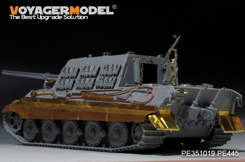 Maquette Voyager PE351019 Jagdtiger allemand de la Seconde Guerre mondiale (modèle de base) pour TAKOM 8001 au 1/35  – image 6