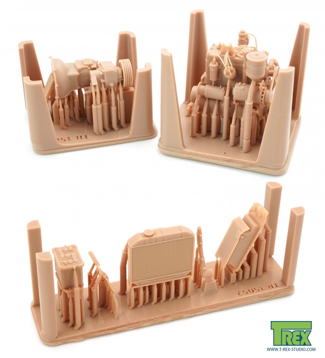 T-Rex Studio TR35052 Willys MB Engine Compartment Set for TAKOM 1/35 – Bild 2