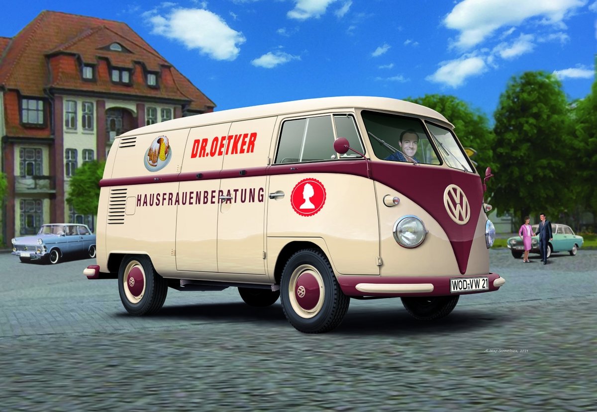Revell 07677 VW T1 &amp;quot;Dr. Oetker&amp;quot; 1/24 – immagine 3