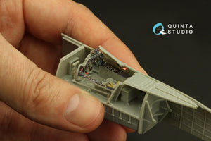 Intérieur imprimé en 3D et coloré sur papier décalcomanie Quinta Studio QD48376 Ta 152H (Zoukei Mura) 1/48 – image 10