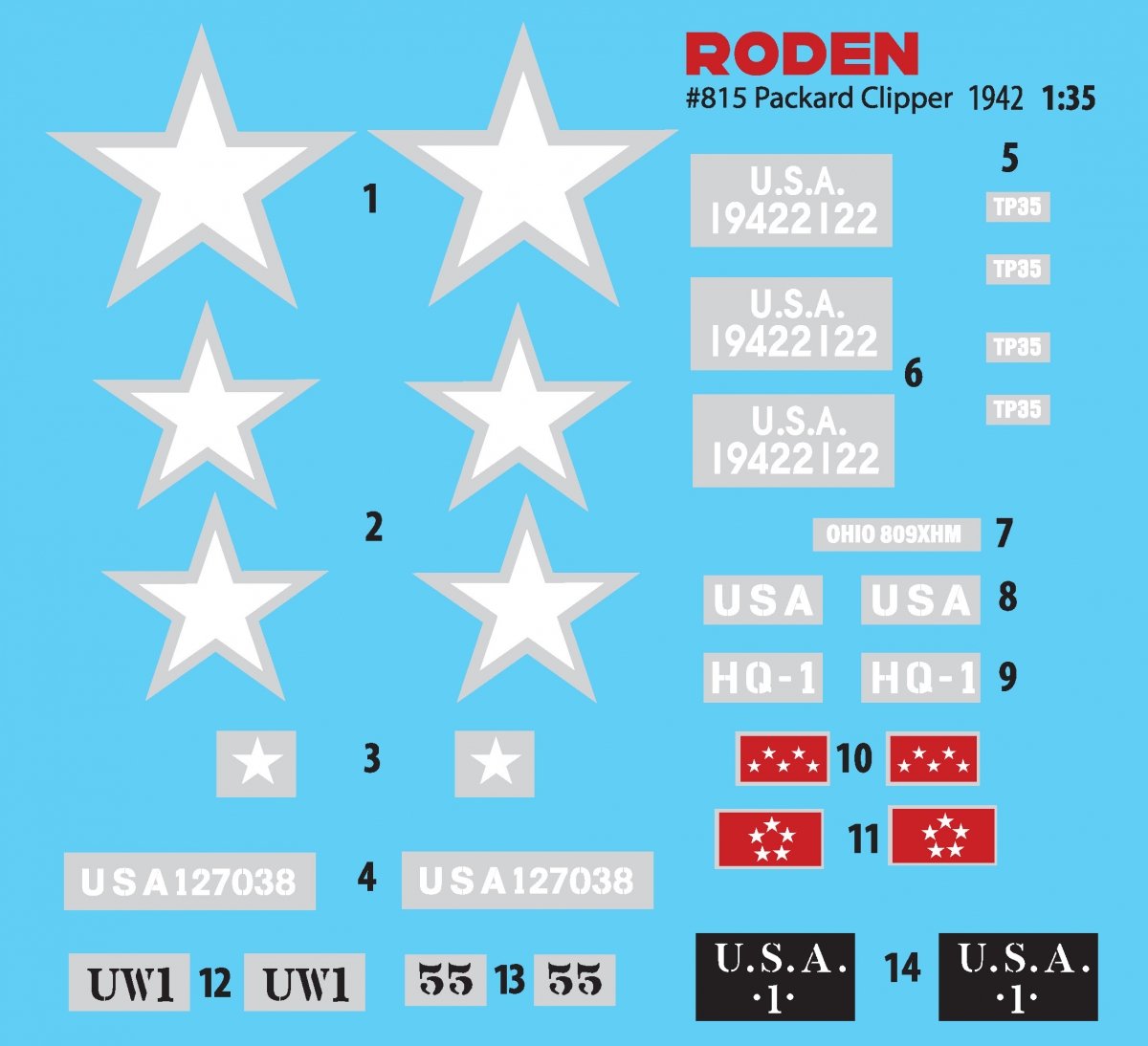 Roden 815 Packard Clipper 1941 1/35 – Bild 4