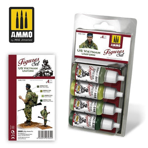 Ammo of Mig 7034 US VIETNAM UNIFORMS SET 4x17ml