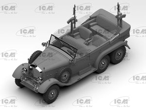 ICM 24024 Type G4 with MG 34 and German Staff Personnel 1/24 – immagine 3