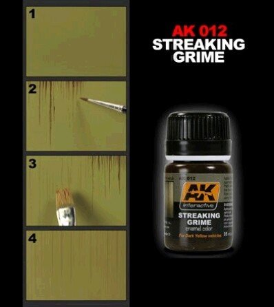 AK Interactive AK012 Streaking Grime 35ml – imagen 2