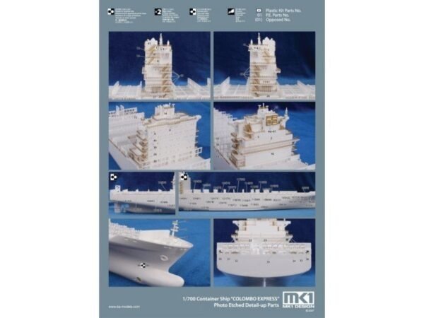 MK1 Design MS-70013 COLOMBO EXPRESS DETAIL-UP PART 1/700 – immagine 6