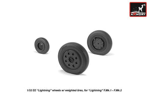 Armory Models AW32401 EE Lightning wheels w/ weighted tires, early 1/32 – zdjęcie 3
