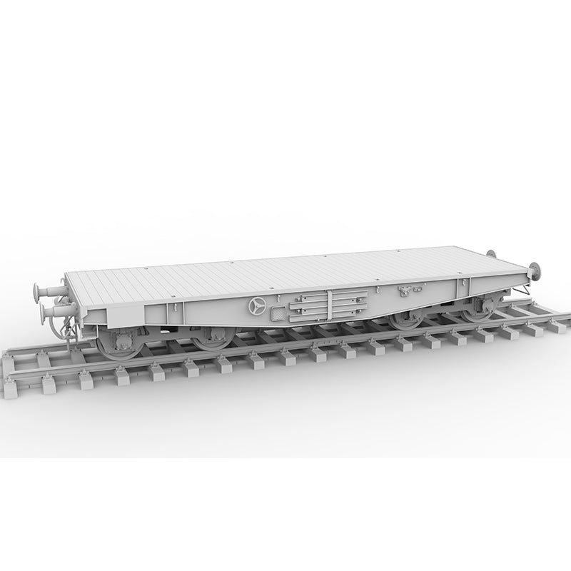 AK Interactive AK35501 CHEMIN DE FER ALLEMAND SCHWERER PLATTFORMWAGEN TYPE SSYS 1/35  – image 5