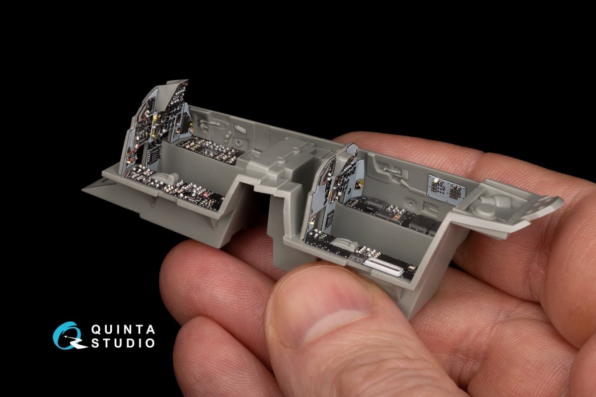 Quinta Studio QD48213 F-15B 3D-Printed &amp;amp; coloured Interior on decal paper (GWH) 1/48 – Bild 3