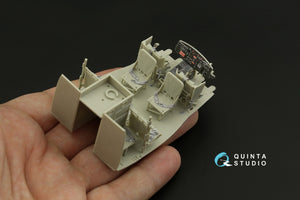Intérieur coloré imprimé en 3D sur papier décalcomanie Quinta Studio QD48267 UH-1D (KittyHawk) 1/48 – image 11