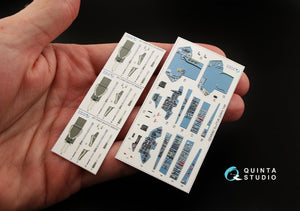 Quinta Studio QD48062 Su-27UB 3D-Printed &amp;amp; coloured Interior on decal paper (for GWH kit) 1/48 – zdjęcie 4
